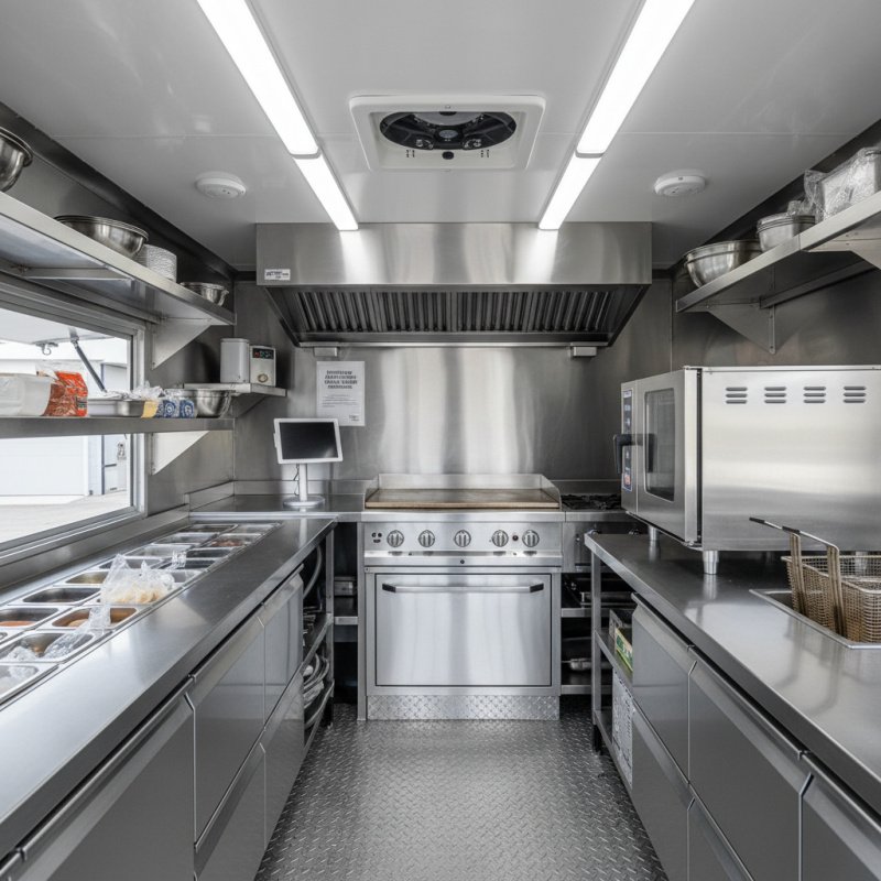 Assurance du matériel professionnel dans un camion restaurant