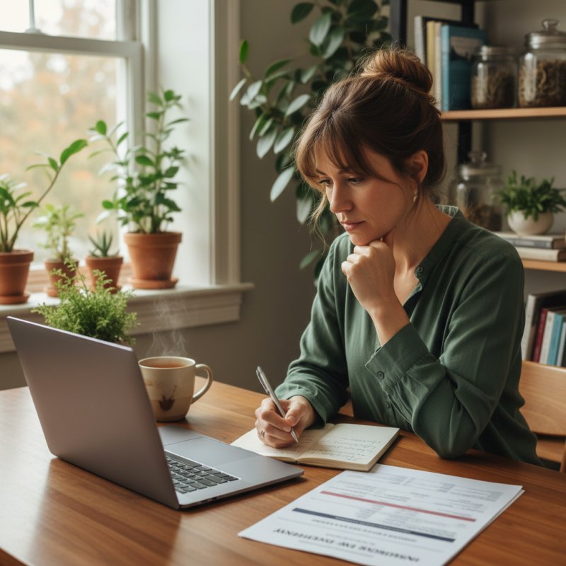 Naturopathe indépendant comparant ses contrats d'assurance TNS en ligne.