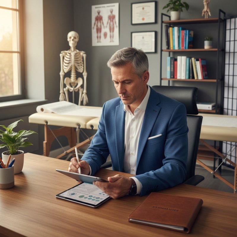 Ostéopathe TNS préparant sa retraite grâce à un contrat PER