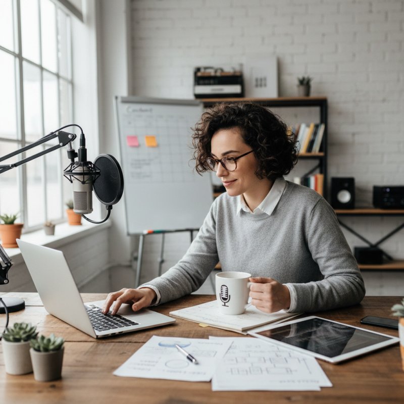 Podcasteur TNS planifiant sa retraite et son optimisation fiscale grâce à un contrat PER.
