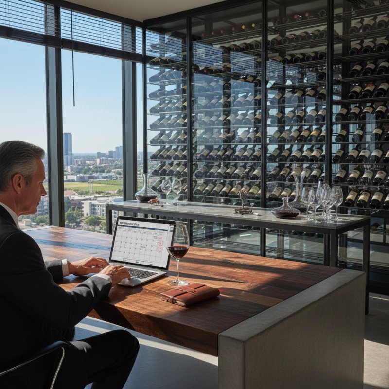 Sommelier indépendant optimisant sa fiscalité et sa retraite